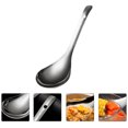 thumbnail image 2 of EeaseCA 2Pcs Stainless Steel Soup Spoons Practical Large Scoops Rice Paddles (Silver), 2 of 7