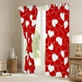 thumbnail image 3 of Feelyou Cute Love Heart Curtains Pack of 2 (42x84 Each) for Teen, Romantic Cartoon Curtains Blackout, Red White Graffiti Lines Bedroom Curtains, Window Curtains Home Decor, 3 of 6
