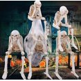 thumbnail image 4 of Halloween Fireplace Simulation Skull Combination Resin Decor,Skeleton Decoration, 4 of 5