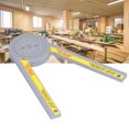 thumbnail image 1 of Miter Saw Protractor, Angle Finder Ruler Plastic 360 Degree  for Measuring for DIY Home Improvement for Replacement for Building Trades, 1 of 7
