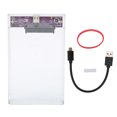thumbnail image 2 of External Hard Drive Enclosure, Plug And Play PVC Material 2.5 Inch  III Hard Drive Enclosure  For PC, 2 of 8