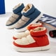 thumbnail image 5 of Zapatos de otoño e invierno de caña media alta con relleno de algodón y colores contrastantes para hombres y mujeres, para parejas, que usan felpa cálida, 5 of 6