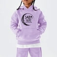 thumbnail image 4 of Mercatoo Kids' Hooded Sweatshirt with Witch & Moon Design Soft Pullover Crewneck, Long Sleeve Unisex Top for Children, Multiple Colors, 4 of 7