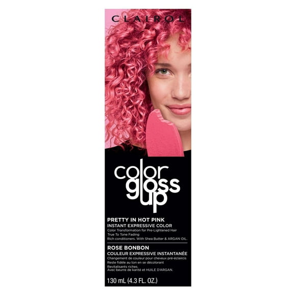 Clairol Color Gloss Up, Temporary Hair Dye, Hair Gloss Treatment at home