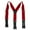 Red, variant on Welch  Elastic Button-End Y-Back 2 Inch Work Suspenders (Men)