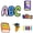 B, variant on 6PCS SchooI Themed Pencil Toppers, Silicone Pen Clips for Teachers, Cute Classroom Stationery Decorations, A