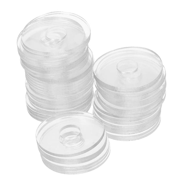 4 Ensembles Joint Transparent Accessoire de Maison Réparation Joints Plats Vis Fixation Rondelles Petits Joints Remplaçables Vis Claires Accessoires de Poignée de Douche Joint d'Étanchéité Rondelle 50 Pcs*4