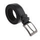 thumbnail image 2 of Cinturón de hebilla de pasador de aleación de cuero para hombre Cintura cómoda Correa de cinturón de Negro Colcomx Cinturón casual para hombre, 2 of 8