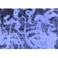 thumbnail image 1 of Ahgly Company Machine Washable Indoor Rectangle Persian Blue Bohemian Area Rugs, 4' x 6', 1 of 4