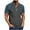 Dark Gray, variant on Kaemgyyd Men's Henley Shirts Lightweight Short Sleeve Casual Basic Tee Comfort Fashion Color Block Button Muscle T-Shirt
