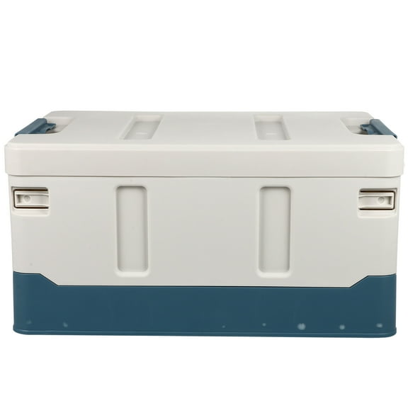 OUNONA Car Trunk Box Foldable Trunk Organizer Plastic Vehicle Sundries Container 35L