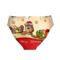 thumbnail image 4 of HUPOM Satin Panties Panties For Girls Briefs Casual Hook & Loop Drop Waist Beige S, 4 of 4