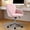 Baby Pink, variant on Modern Office Chair,Adjustable Arm Chair Computer Chair with Wheels,Swivel Vanity Chair for Living Room,Purple