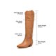 thumbnail image 4 of GOSERCE Women'S Western Embroidery Pointed Toes Cowboy Knee High Boots, 4 of 5
