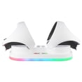 thumbnail image 4 of For PS VR2 Controller Charging Dock with RGB Light, Magnetic Charging Station for VR2 Sense Controllers, Dual Charger Display Stand with LED Indicator, 4 of 5