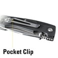 thumbnail image 5 of Cat 6-5/8" Drop Point Folding Knife 2-7/8" Stainless Steel Blade - 980000, 5 of 6