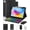 Black, variant on Magnetic Keyboard Mouse Combo Folio with RGB Backlight Keypad & Pen Slot for iPad 10 / iPad 11 A16, iPad Air 4 / Air 5, iPad Air 11 M2/M3/M4,Blue