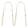 thumbnail image 2 of Outils de Raclage de la Langue, Grattoir de Langue Réutilisable Suffisamment Souple en Forme de U Durable 2pcs en Acier Inoxydable Rafraîchit l'Haleine pour les Soins Bucco-Dentaires pour l'Hygiène Bucco-Dentaire Or, Or Rose, 2 of 8