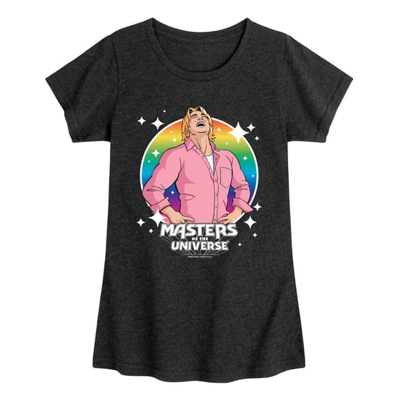 Masters of the Universe - Adam Laughing - Youth Girls Fitted Short Sleeve T-Shirt