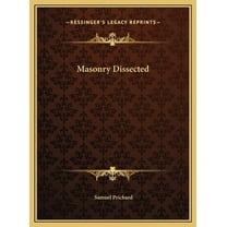 Masonry Dissected (Hardcover)