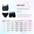 thumbnail image 7 of Zaldita Kids Girls Beachwear Swimsuits Printed Swimming Bathing Suit 3 Pieces Quick Dry Swimwear Butterfly 8, 7 of 7
