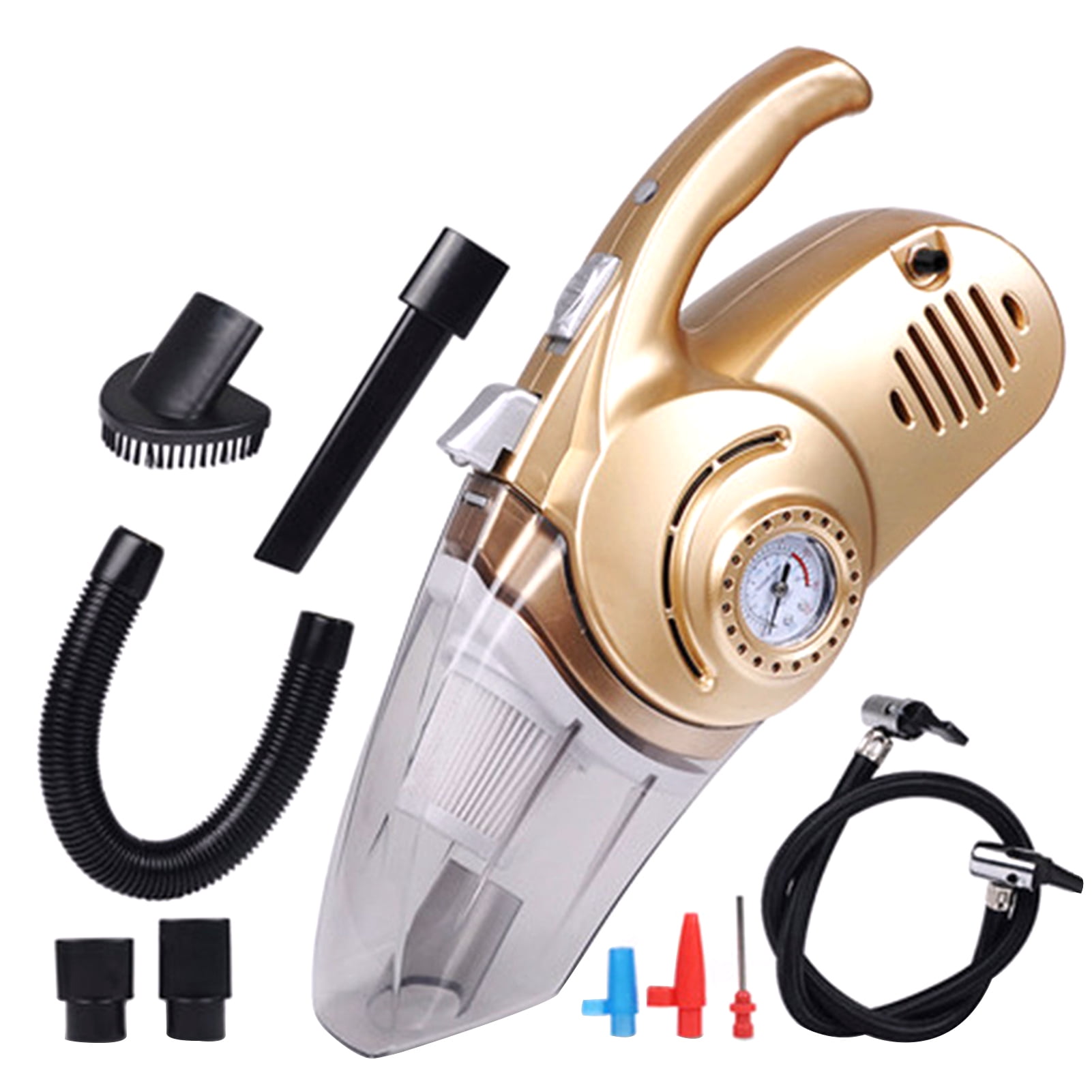4-in-1 Air Compressor Multifunctional Automobile Vacuum Cleaner Car Vacuum Cleaner