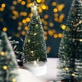 thumbnail image 5 of 3PCS Artificial Mini Christmas Tree with LED Light, Desktop Miniature Snow Pine Tree for Home Office Desktop Decor Winter Holiday Xmas Party Favors, 5 of 5