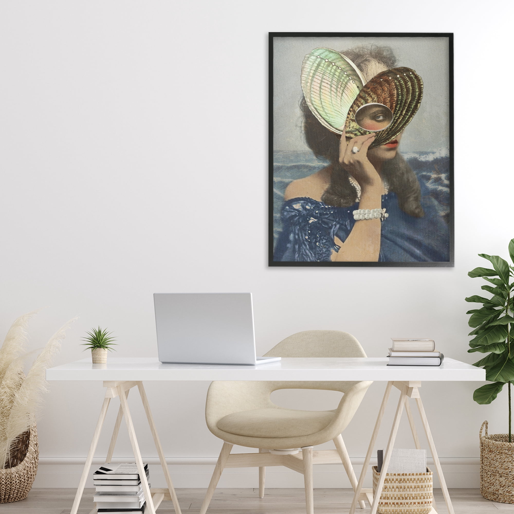 Stupell Industries Portrait of Naturalist Black Framed Giclee Art, design by Victoria Barnes