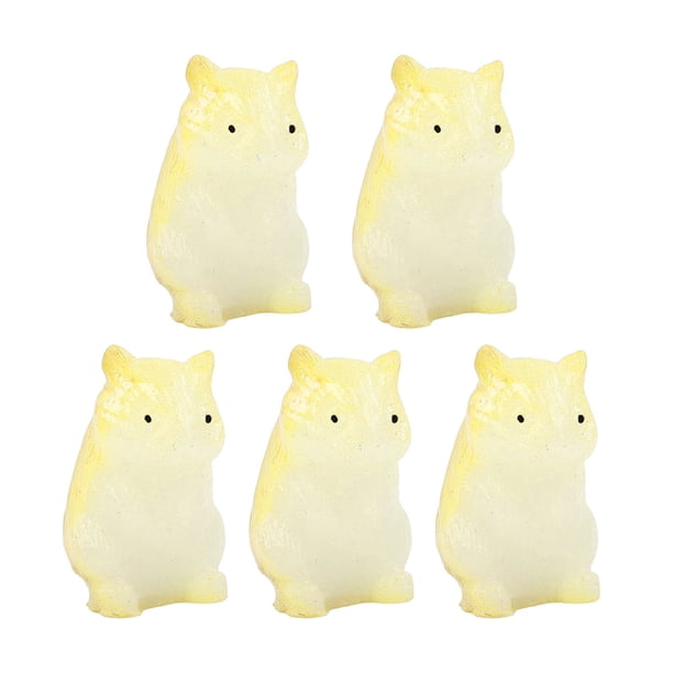 Dollhouse Hamster Figurine Photography Prop Dollhouse Hamster Figure Exquisite Resin Lifelike For 1/12 Dollhouse ANGGREK Juguetes