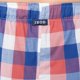 thumbnail image 3 of Pantalón de pijama IZOD holgado de popelina estampada con cordón para hombre, cuadro rojo/azul, 3 of 5