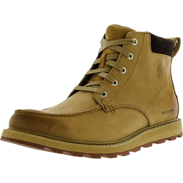 men's sorel madson moc toe waterproof boots