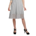thumbnail image 5 of Moomaya Cotton Ladies Printed Midi Evening Casual Dress With Lace Summer Wear, 5 of 6