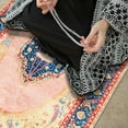 thumbnail image 1 of Islamic Muslim Turkish Prayer Rug Seccade Sajadah Salat Namaz Carpet Mat, 1 of 5