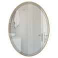 thumbnail image 6 of OVALCREST - Singapore Framed Floating Oval Mirror - Gold Spray - 22 5/8" x 28 5/8", 6 of 8