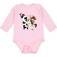 thumbnail image 3 of Inktastic I'm One-cowboy Riding Horse Birthday Boys Long Sleeve Baby Bodysuit, 3 of 5