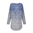 thumbnail image 5 of Women's Tunics Crew Neck Long Sleeve Blouses for Women Fall Graphic Tunic Top for Women Long Sleeve Womens Tops Fall 2023 Dress Tops for Women for Women 2023, 5 of 6