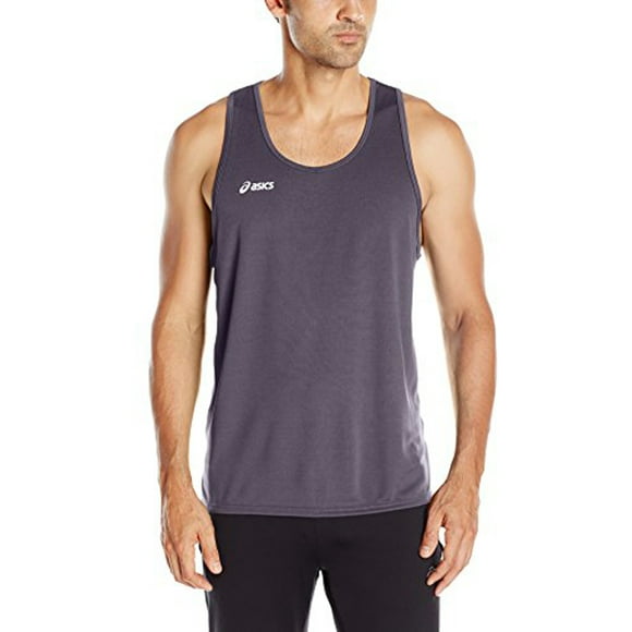 ASICS Men's Rival Ii Singlet, Steel Grey, Large