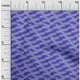 thumbnail image 1 of oneOone Georgette Viscose Bluish Violet Fabric Animal Skin Craft Projects Decor Fabric Printed By The Yard 42 Inch Wide-FC9, 1 of 4