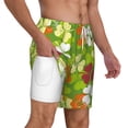 thumbnail image 2 of Kdxio St. Patrick'S Day3 Print Men'S Swim Trunks With Compression Liner 7 Inch Inseam Quick Dry Swim Shorts, 2 of 7
