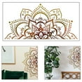 thumbnail image 2 of Bgsha Autocollant Mural Fleur de Lotus Boho Autocollants Muraux Mandala Studio de Yoga, 2 of 9