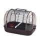 thumbnail image 5 of Jaula de transporte para mascotas, jaula y asa, pequeña, transpirable, con ventana visible, jaula para pájaros Marrón, 5 of 9