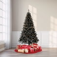 Holiday Time Prelit 300 Clear Incandescent Lights, Madison Pine Black Artificial Christmas Tree