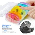 thumbnail image 4 of Billuyoard Organizador de pastillas de 7 días, dispensador portátil de caja de pastillas para personas mayores y adultos Almacenamiento y organización del hogar, 4 of 6