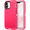Pink, variant on iPhone X Heavy Duty Case {Shock Proof Case with 3 Layer Rubber, Shatter Resistant, [Tough Armour] Rugged Case Compatible for iPhone X} Orange