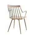 thumbnail image 4 of Lumisource Preston Farmhouse Chair in Antique Copper Metal and White Washed Wood, 4 of 7