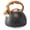 Black-4, variant on Whistling Stovetop Tea Kettle Black-4 3.2 Quart Food Grade Stainless Steel