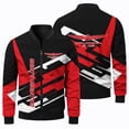 thumbnail image 2 of Nueva chaqueta de manga larga con estampado 3D para hombre, clásica, para carreras, deportes al aire libre, ciclismo, chaqueta de cuello redondo con cremallera a la moda, 2 of 4