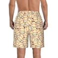 thumbnail image 3 of Kdxio Cute Cats 4 Pattern Mens Casual Shorts - Drawstring Summer Beach Sports Shorts for Men, 3 of 5