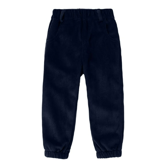 Krdevn Boys Corduroy Pants for Winter Warm Lined Trousers Slim Fit Casual Kids Joggers Soft Play Outfits Durable Cold Weather,Kids Clothing,9-10 Years