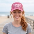 thumbnail image 5 of Funny Slogan Trucker Hat for Women 4.9", Breathable Mesh Baseball Cap with Adjustable Snapback, Casual Outdoor Sun Hat for Travel Beach, 5 of 5